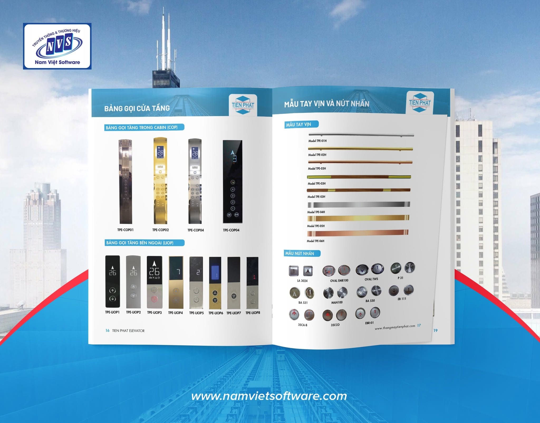 Mẫu catalogue thang máy chuyên nghiệp Mẫu catalogue thang máy chuyên nghiệp