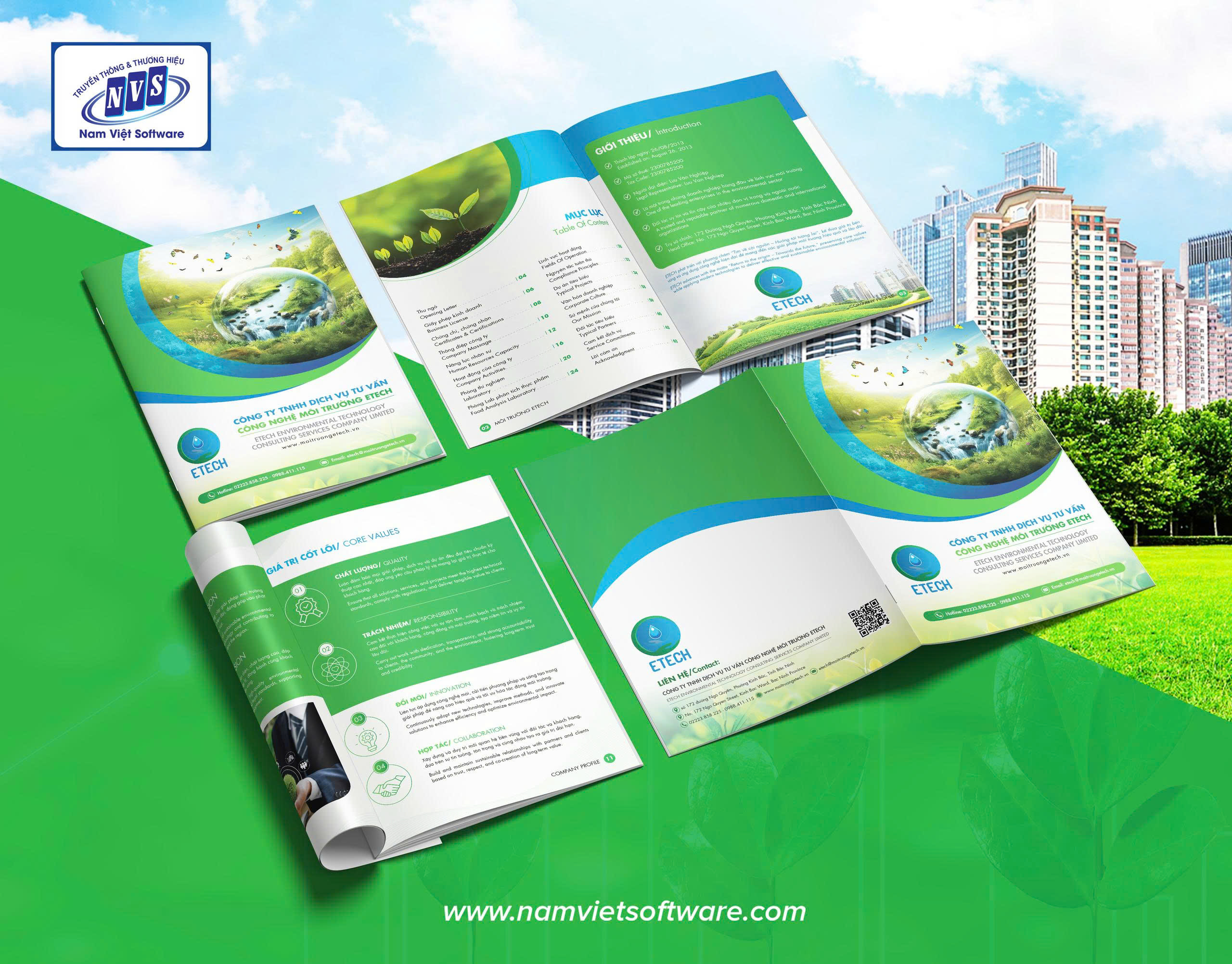 Mẫu hồ sơ năng lực môi trường
