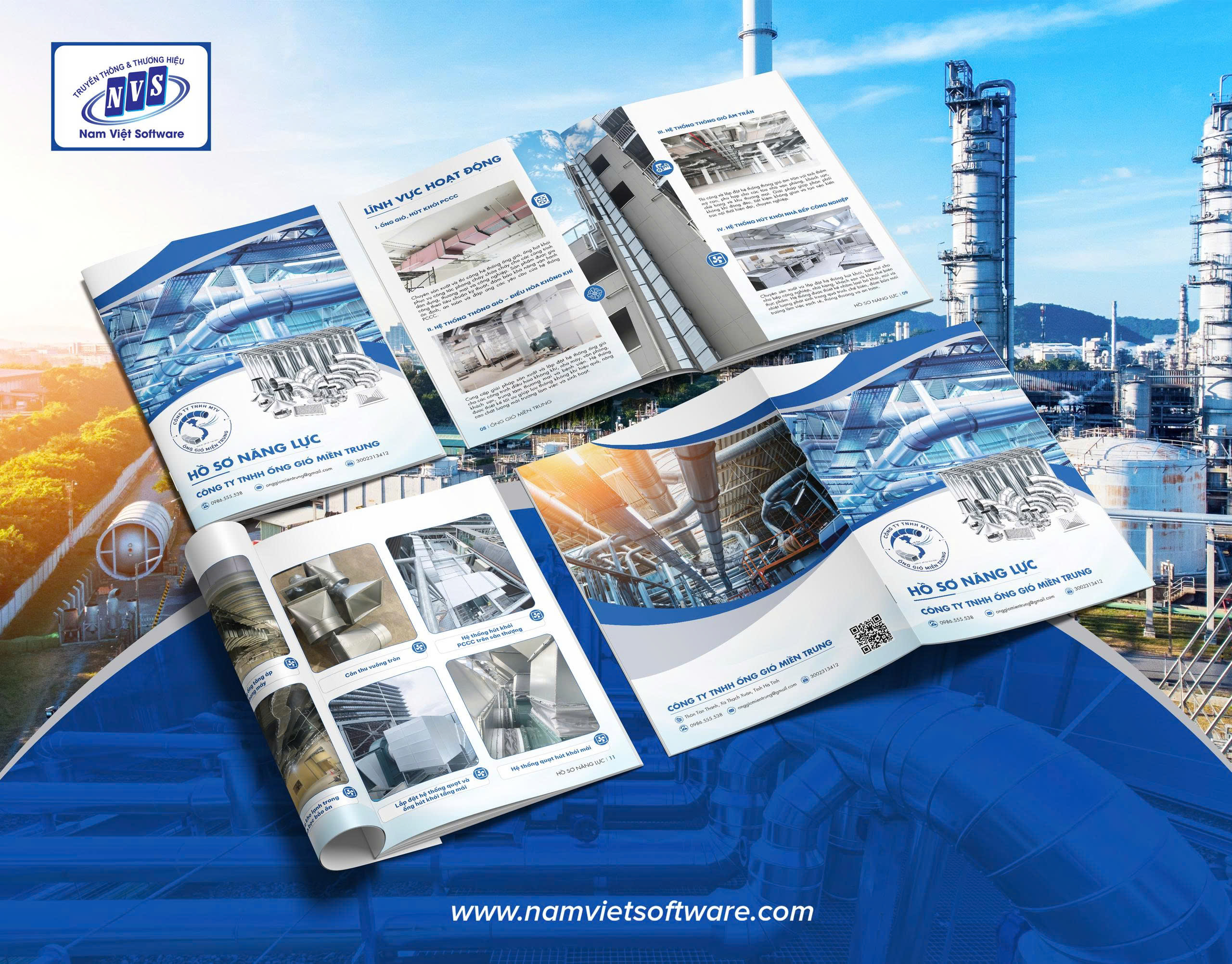 thiết kế hồ sơ năng lực cơ điện lạnh