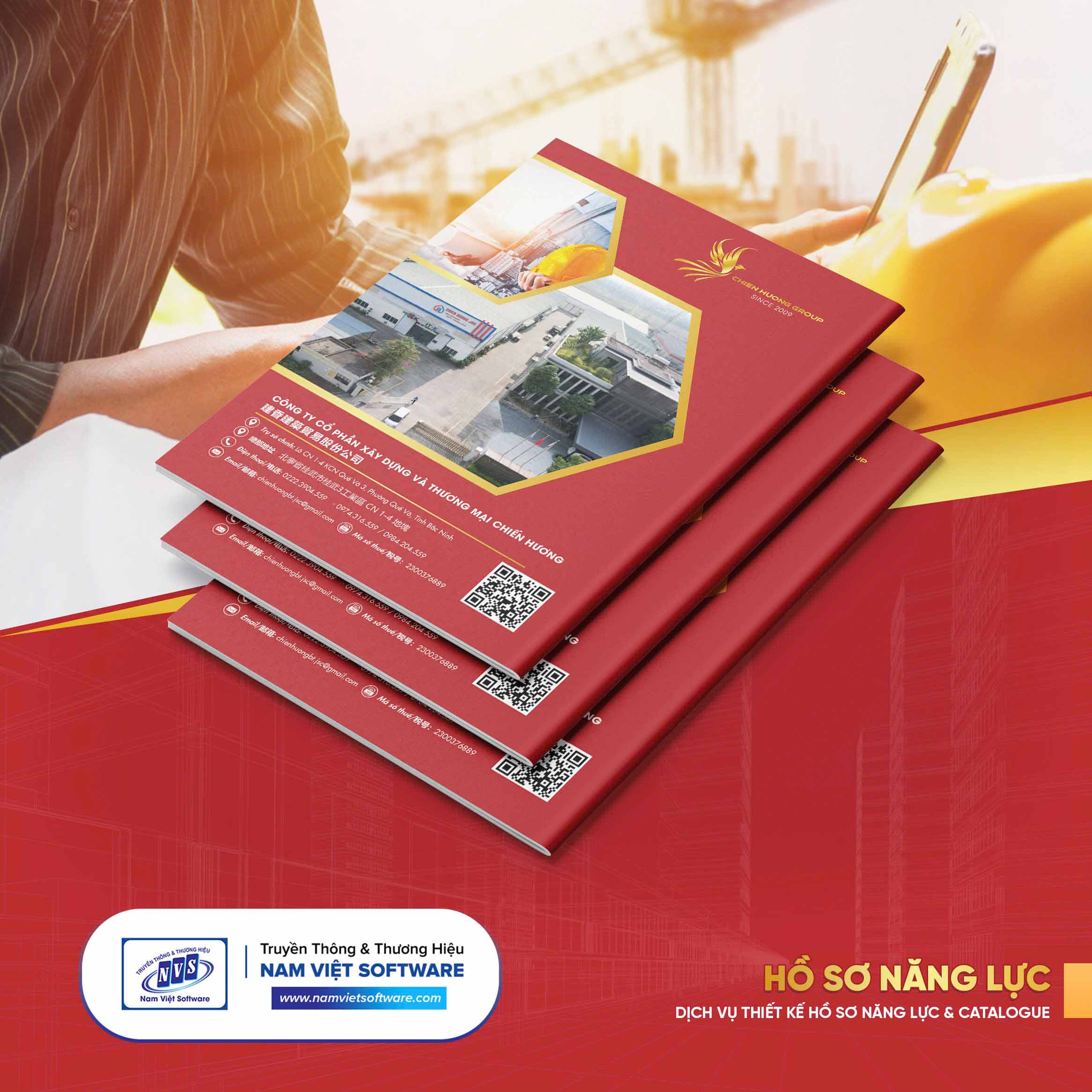 Thiết kế profile công ty xây dựng cầu đường