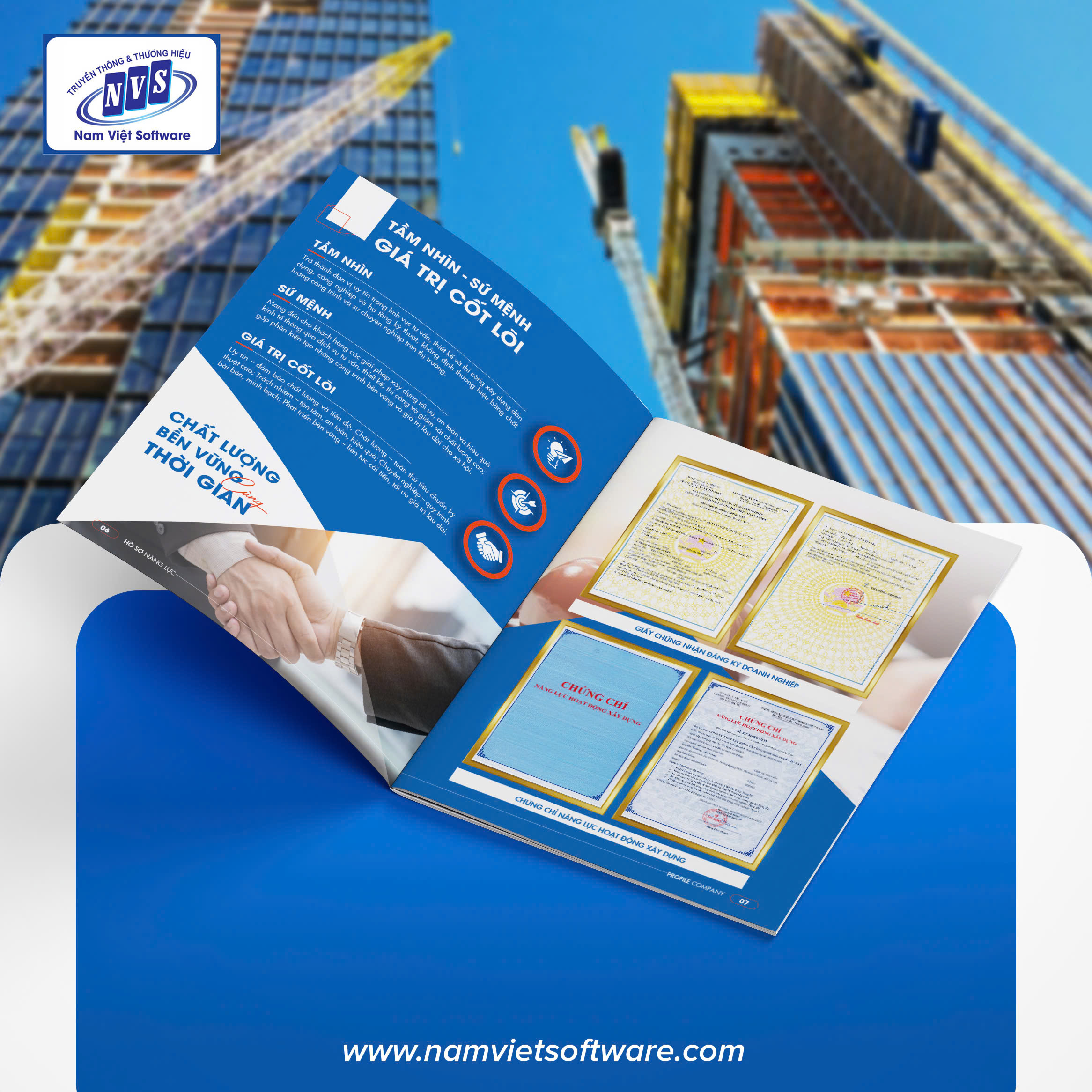 Thiết kế profile xây dựng tại Hà Nội