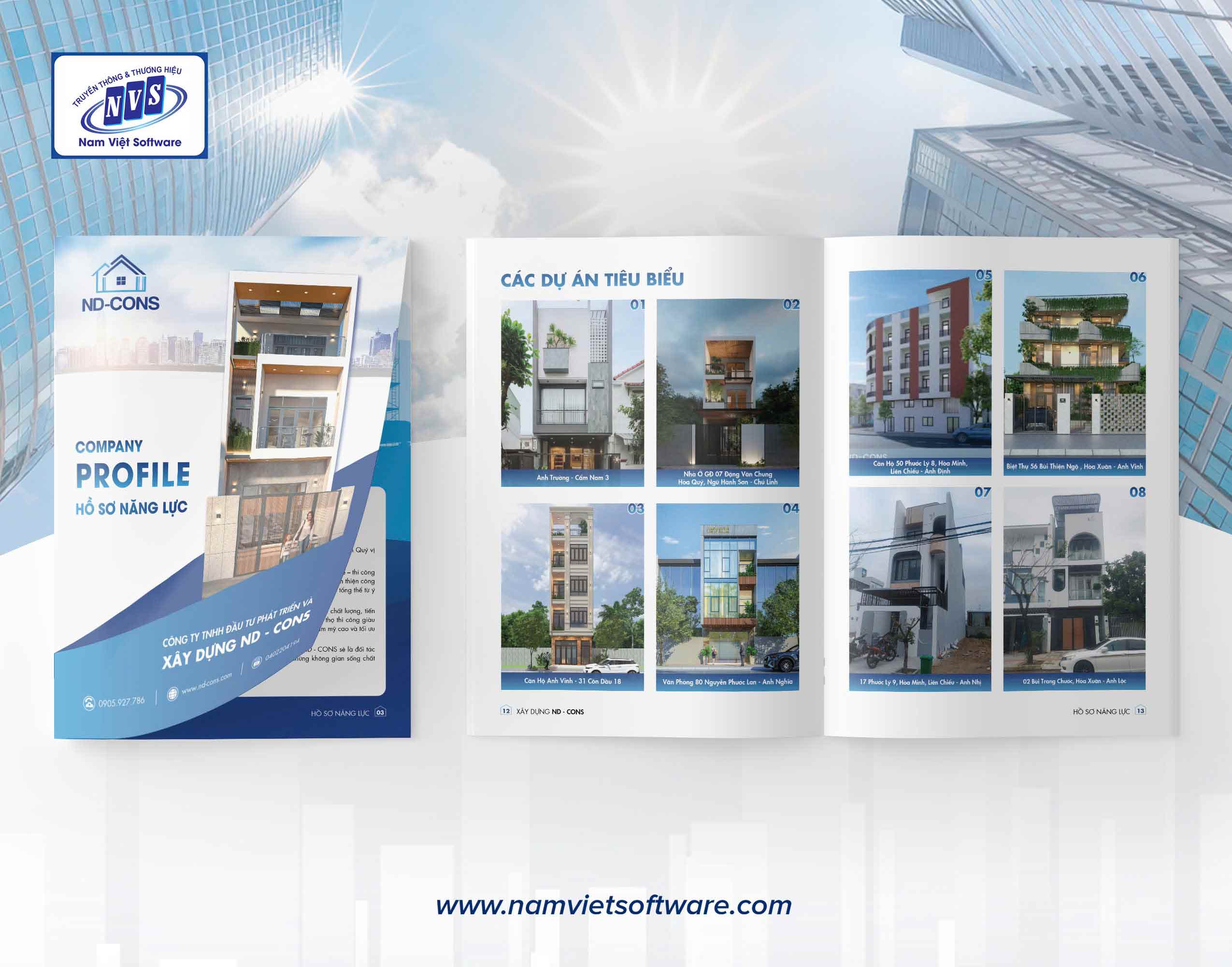 Thiết kế profile xây dựng tại TP.HCM