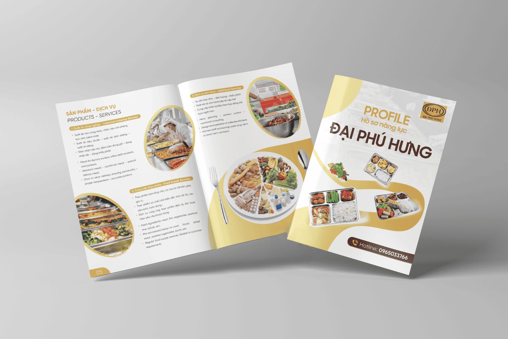 Mẫu hồ sơ năng lực suất ăn công nghiệp chuyên nghiệp Mẫu hồ sơ năng lực suất ăn công nghiệp chuyên nghiệp