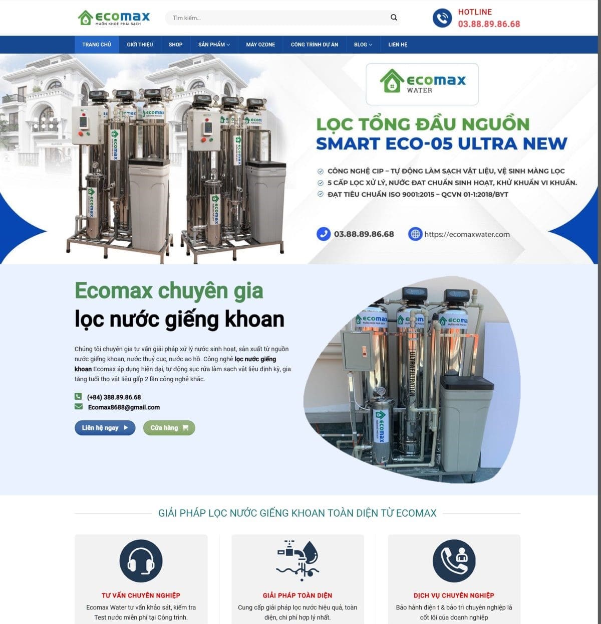 Mẫu website 03 Mẫu website 03