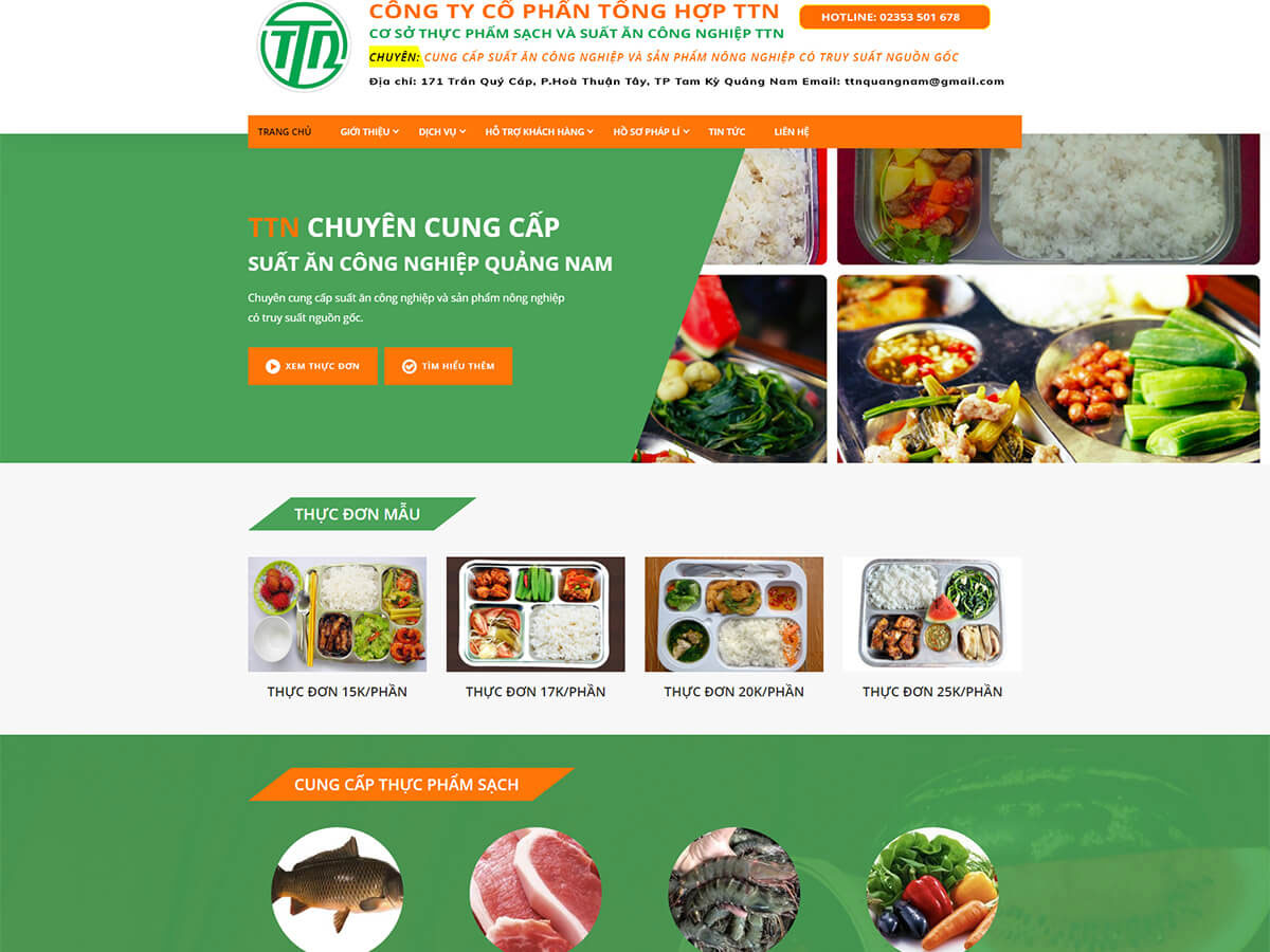 Mẫu website 06 Mẫu website 06