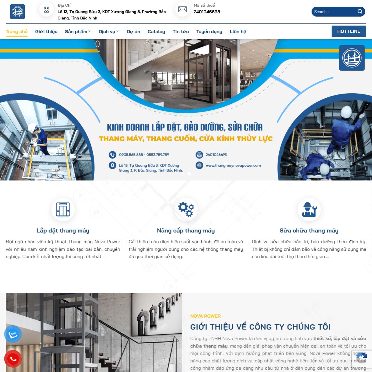 Mẫu website 03 Mẫu website 03