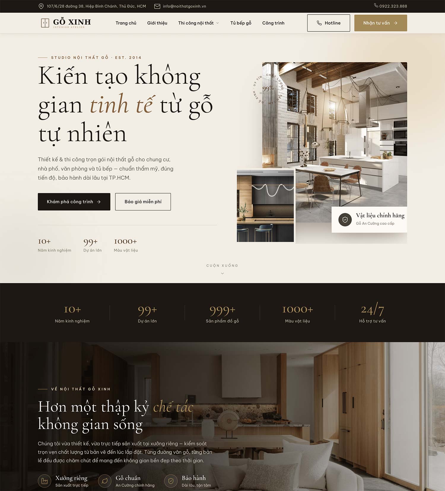 Thiết kế website nội thất chuyên nghiệp hiện đại Thiết kế website nội thất chuyên nghiệp hiện đại