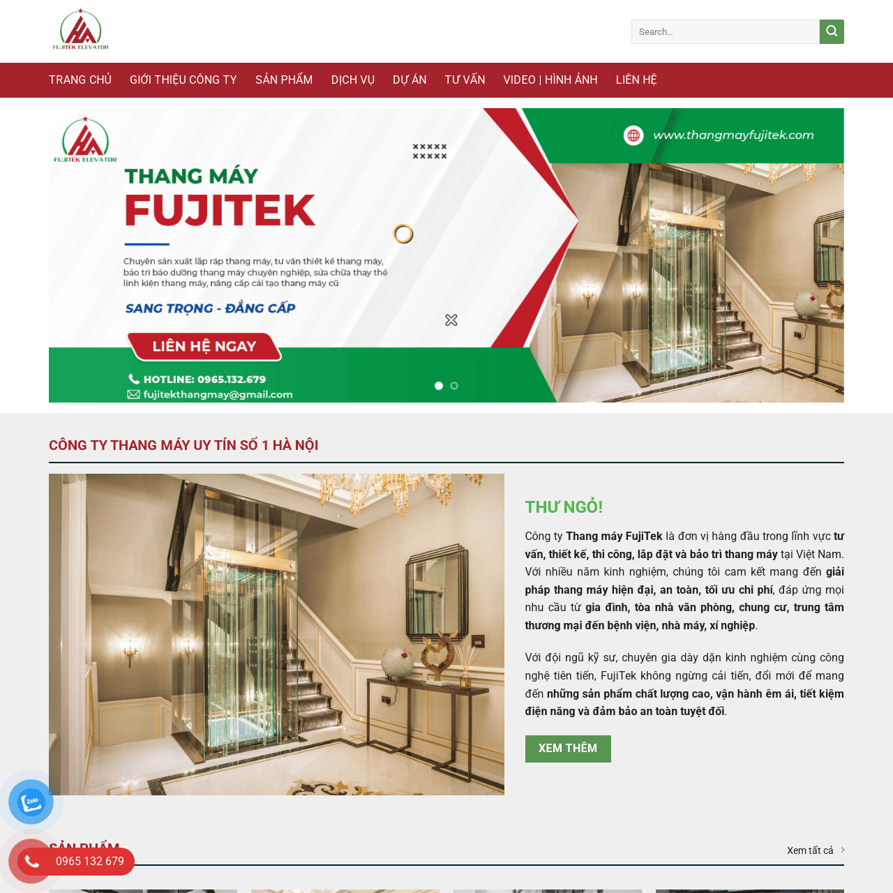 Dịch vụ thiết kế website thang máy tối ưu SEO Dịch vụ thiết kế website thang máy tối ưu SEO