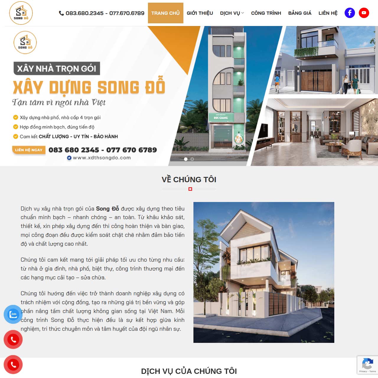 Website doanh nghiệp xây dựng chuyên nghiệp Website doanh nghiệp xây dựng chuyên nghiệp