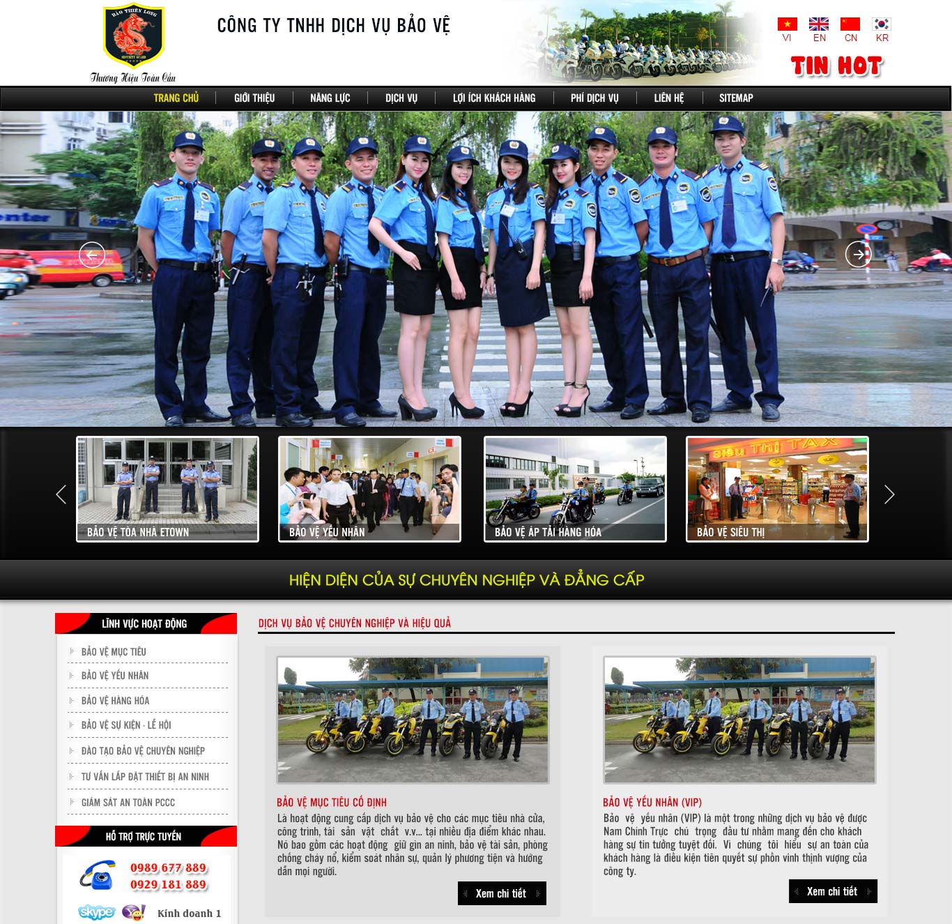 Dịch vụ thiết kế website bảo vệ chuyên nghiệp Dịch vụ thiết kế website bảo vệ chuyên nghiệp