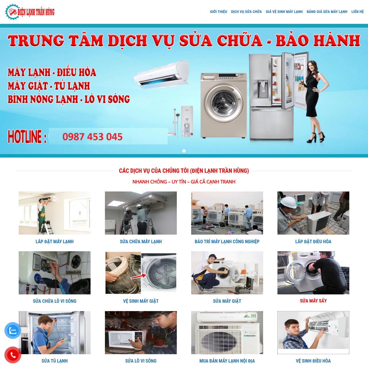 Thiết kế website điện lạnh chuẩn SEO Thiết kế website điện lạnh chuẩn SEO