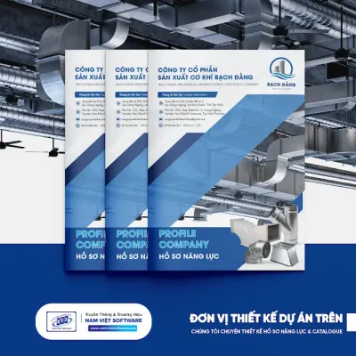 Nam Việt Software chính thức Hoàn thành trọn gói thiết kế và bàn giao Hồ sơ năng lực công ty Bạch Đằng chuyên sản xuất lắp đặt ống Gió HVAC