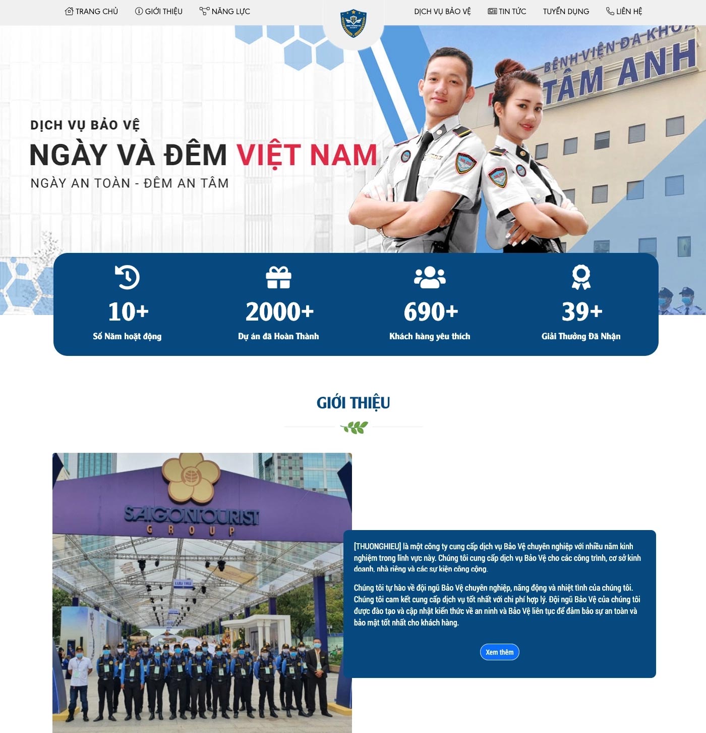 Mẫu website 06 Mẫu website 06