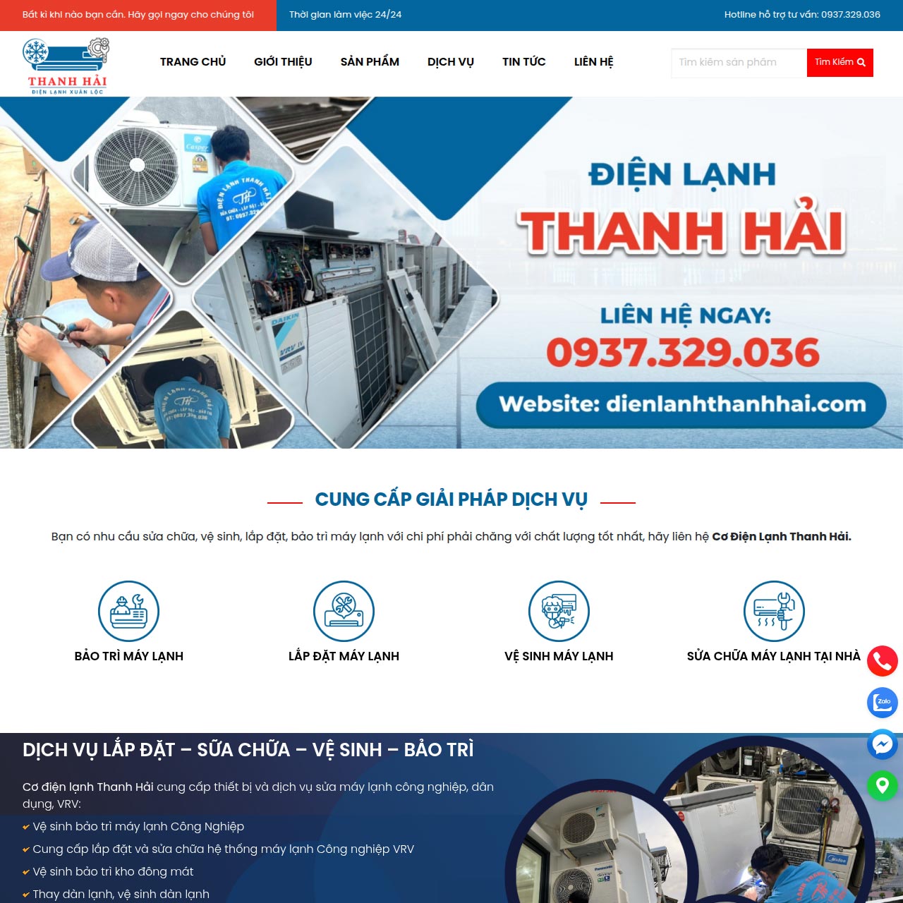 Mẫu website 03 Mẫu website 03