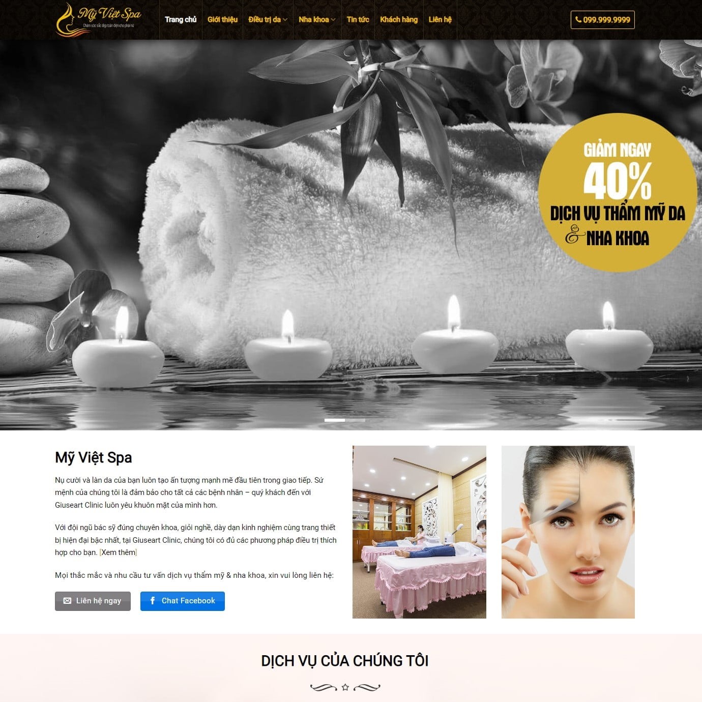 Mẫu website 03 Mẫu website 03