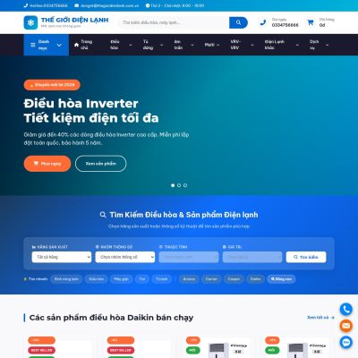 Quy trình thiết kế website điện lạnh gồm 5 bước: ✔️lên ý tưởng thiết kế giao diện ✔️ xây dựng chức năng ✔️ tối ưu ✔️ hoàn thiện website.