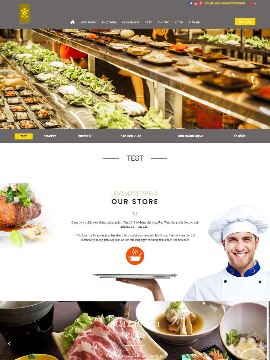 Thiết kế web công ty suất ăn công nghiệp hiện đại Thiết kế web công ty suất ăn công nghiệp hiện đại