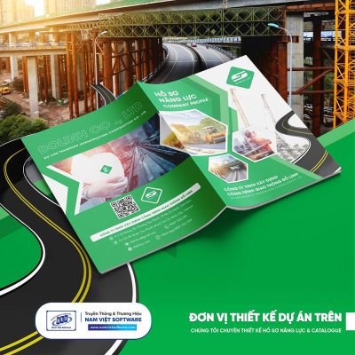 Nam Việt Software ✔️ thiết kế hồ sơ năng lực Hải Phòng ✔️với quy trình 4 bước: Tiếp nhận thông tin, Lên ý tưởng & bố cục, Chỉnh sửa hoàn thiện